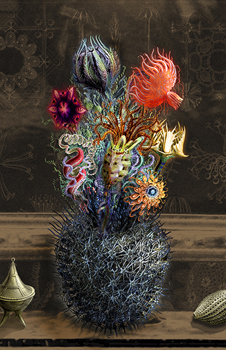 Thorny Vase by C.T. Chew